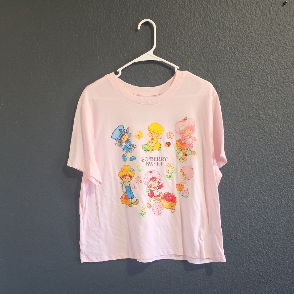 Pink Graphic Short-Sleeve Tee